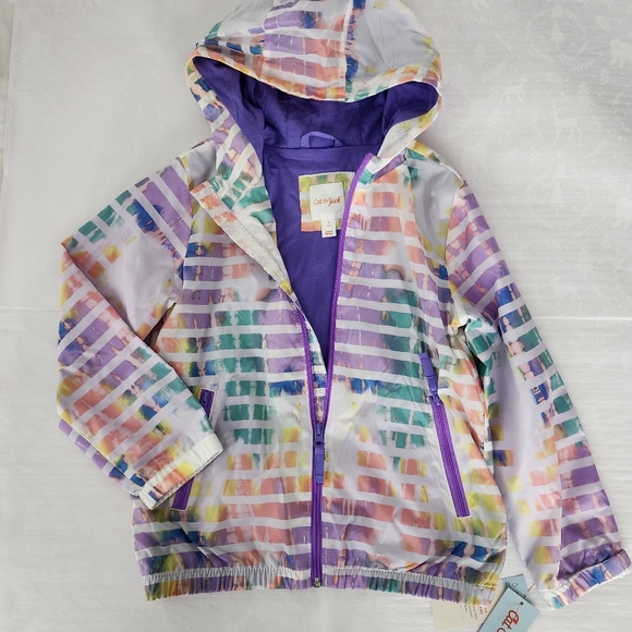 Cat & Jack Jackets & Coats Nwt Cat Jack Weather Protection Wind Rain Jacket Purple Small